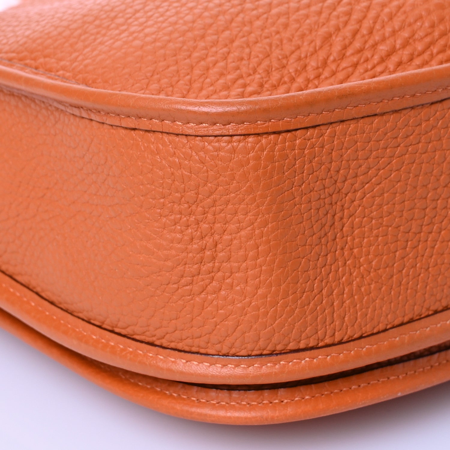 Hermes Taurillon Clemence Evelyne II PM Orange 9 of 13