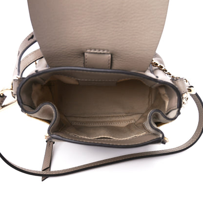 Chloe Suede Calfskin Mini Faye Backpack Motty Grey 5 of 16