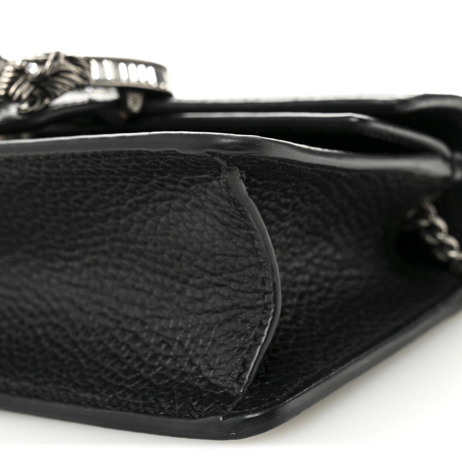 Gucci Dollar Calfskin Crystal Mini Dionysus Top Handle Bag Black Crystal 10 of 11