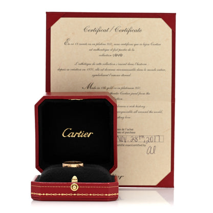Cartier 18K Yellow Gold 3.5mm LOVE Wedding Band Ring 52 6 5 of 5