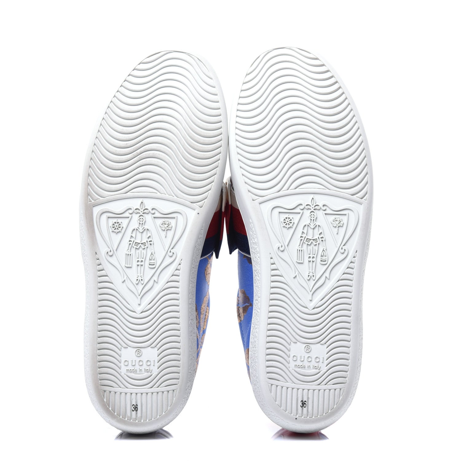 Gucci Lurex Jacquard Crystal Sylvie Web Branches Womens Ace Sneakers 36 Pervinca Gold 6 of 10