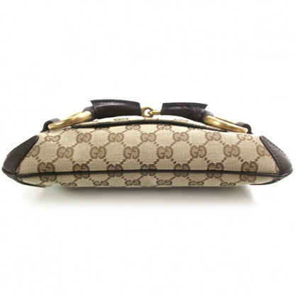 Gucci Monogram Horsebit Clutch Ebony 5 of 10