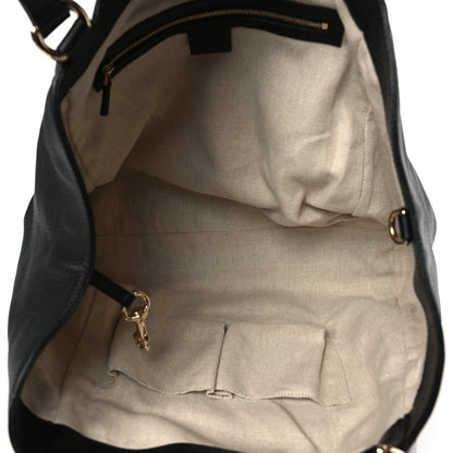 Gucci Pebbled Calfskin Medium Soho Shoulder Bag Black 4 of 8