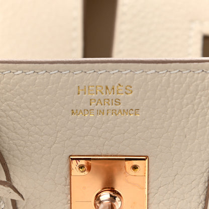Hermes Togo Birkin 25 Craie 6 of 11