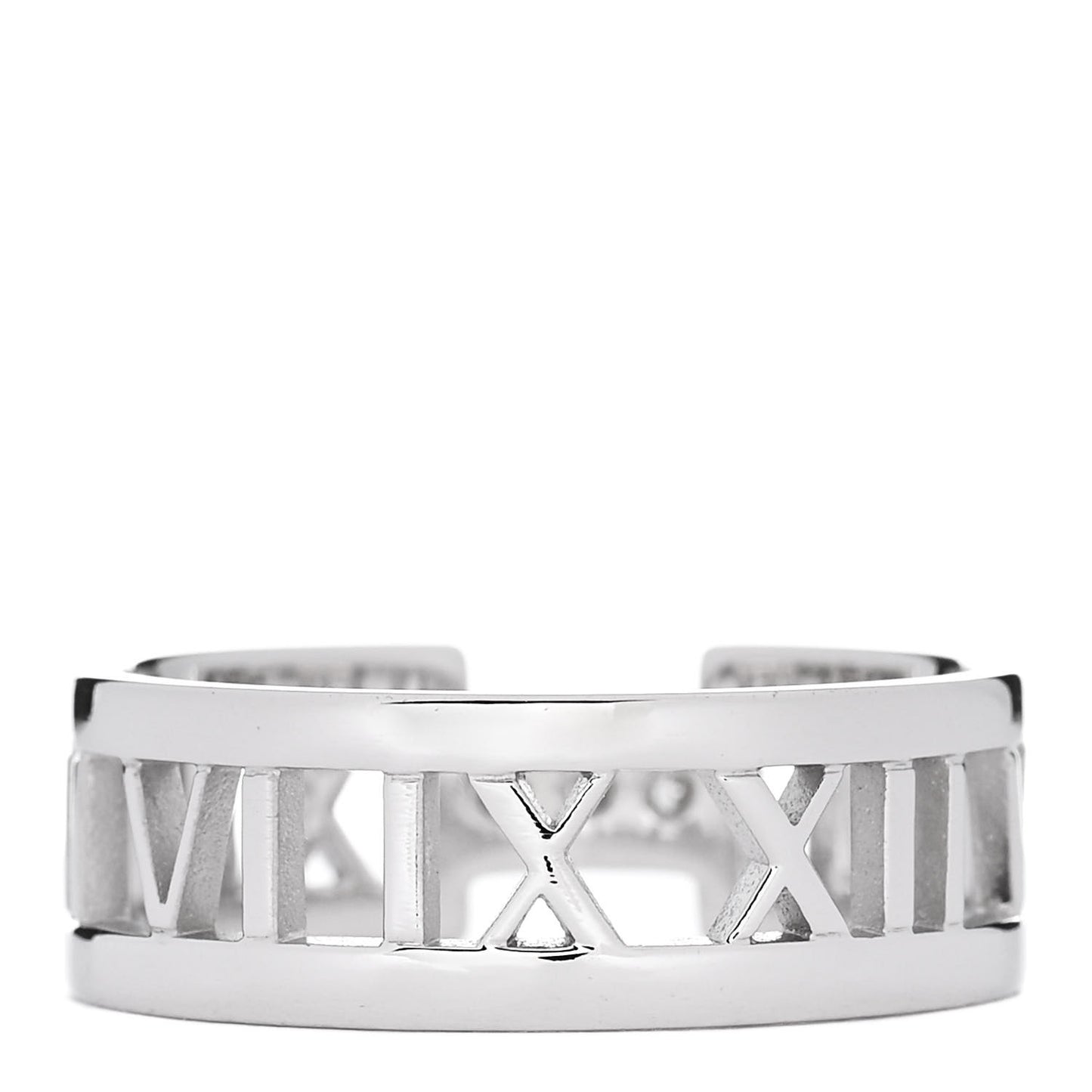 18K White Gold Diamond Open Atlas Ring 63 10.5