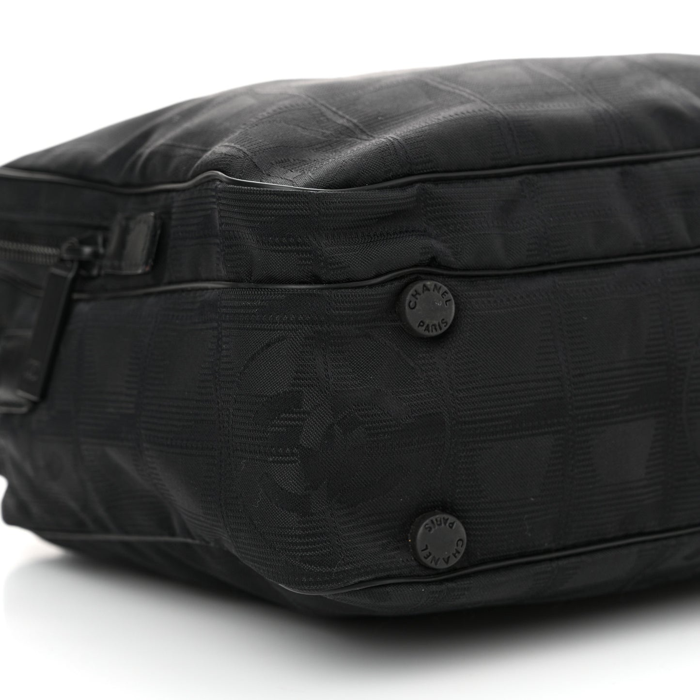 Nylon Travel Shoulder Bag Black