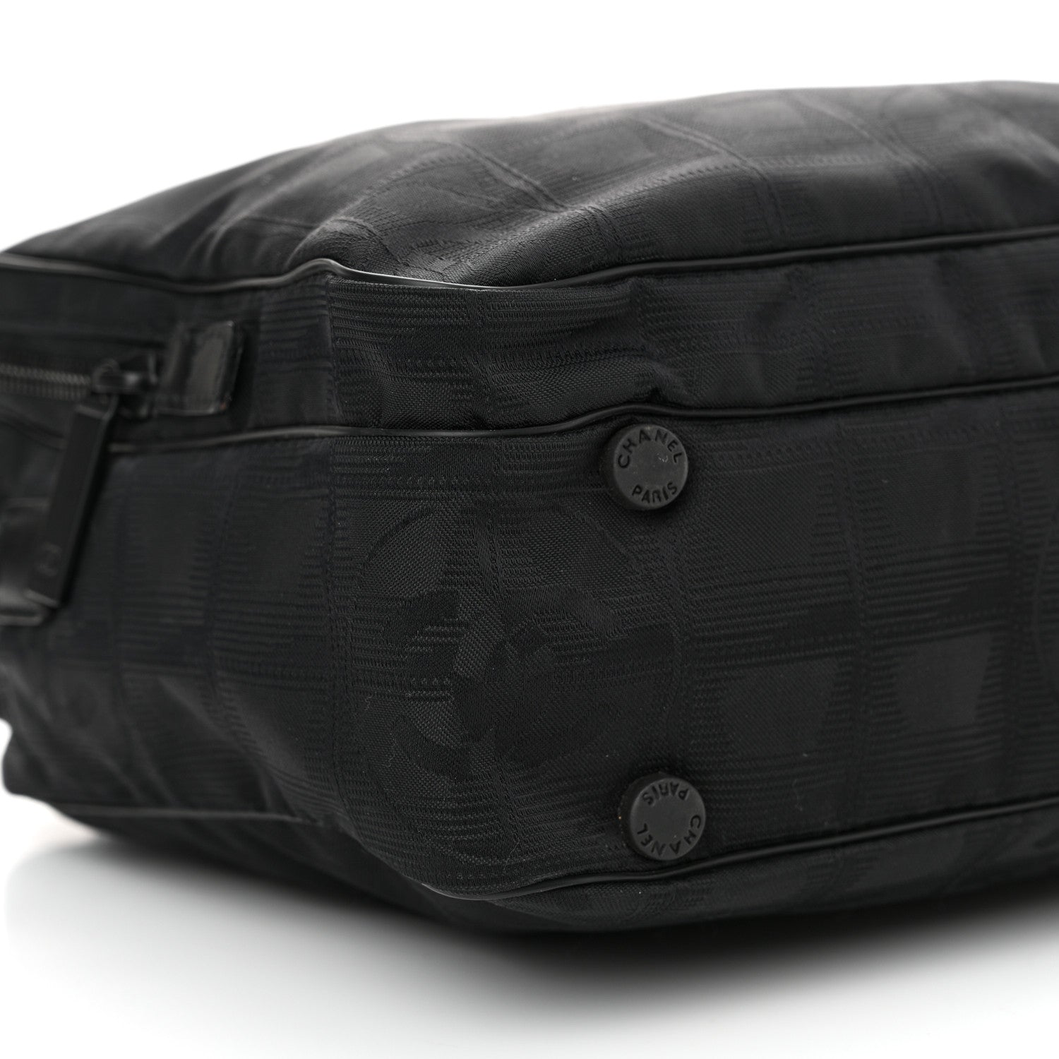 Chanel Nylon Travel Shoulder Bag Black 9 of 10