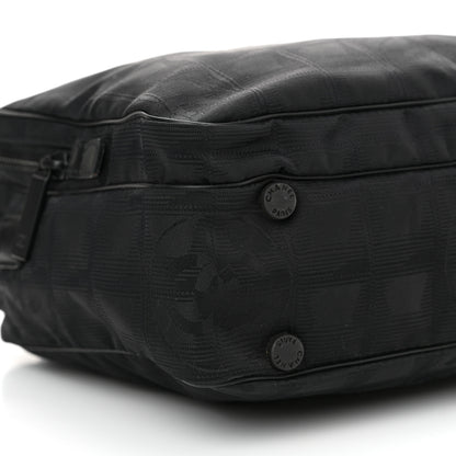 Chanel Nylon Travel Shoulder Bag Black 9 of 10