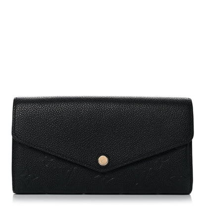Louis Vuitton Empreinte Sarah Wallet NM Black 1 of 12