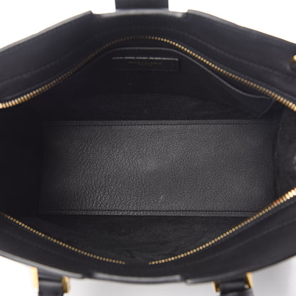 Saint Laurent Calfskin Monogram Baby Downtown Cabas Black 5 of 10