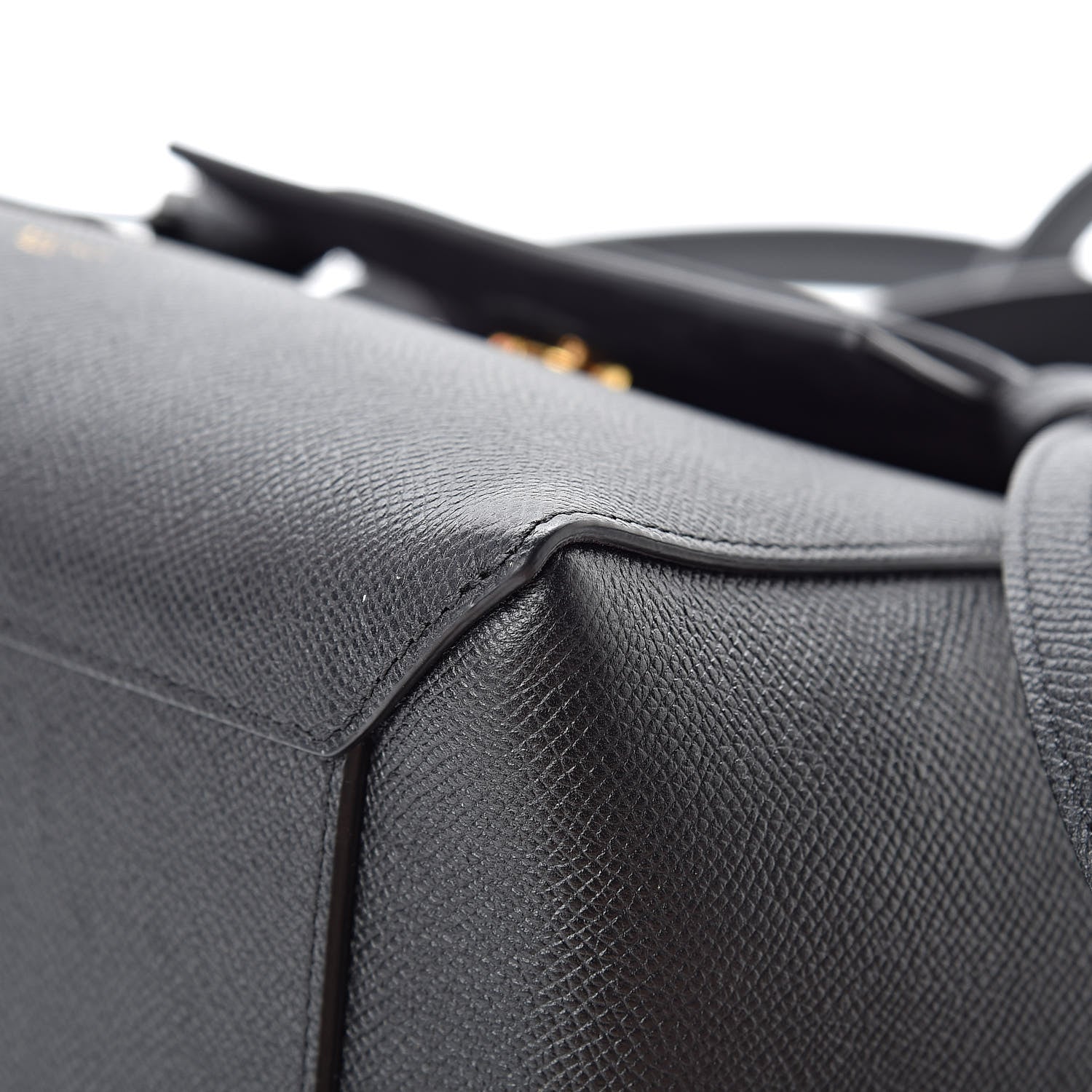 Celine Grained Calfskin Micro Belt Bag Black 11 of 14