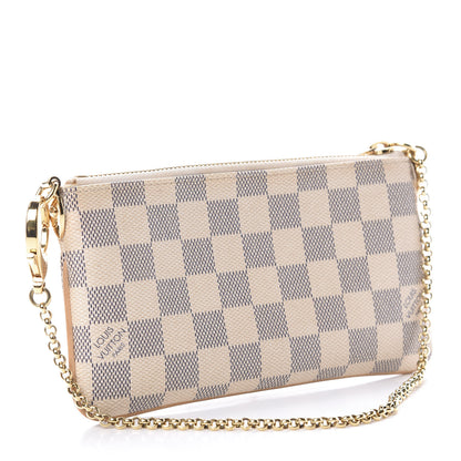 Louis Vuitton Damier Azur Pochette Milla MM 3 of 13