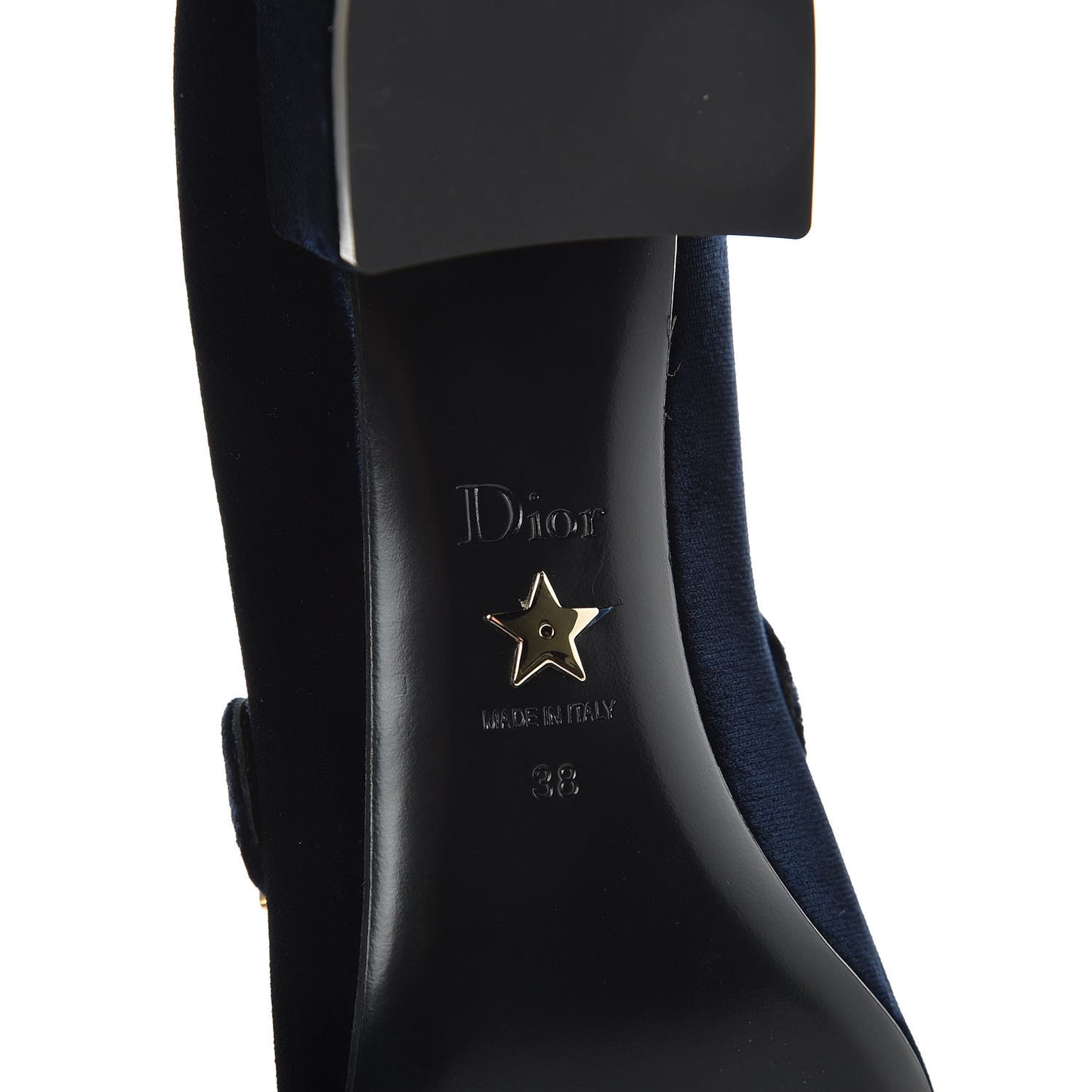 Velvet Baby-D Ballet Pumps 38 Deep Blue