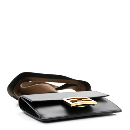 Fendi Vitello King Mini Flat Baguette Black 4 of 10