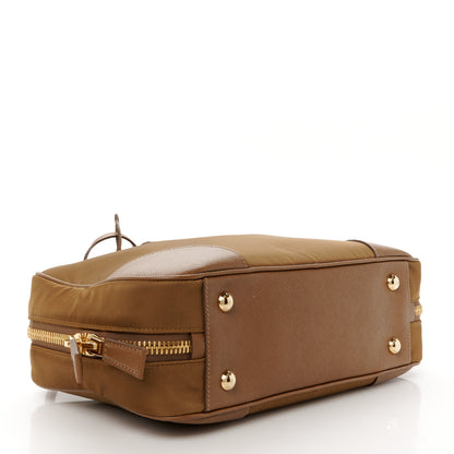 Prada Re-Nylon Saffiano Medium Re-Edition 1978 Two Handle Bag Sughero 4 of 10