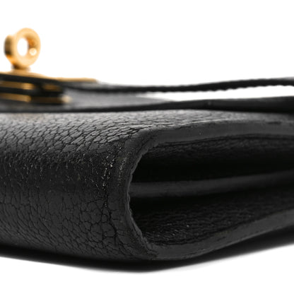 Hermes Chevre Mysore Kelly Longue Wallet Black 9 of 9