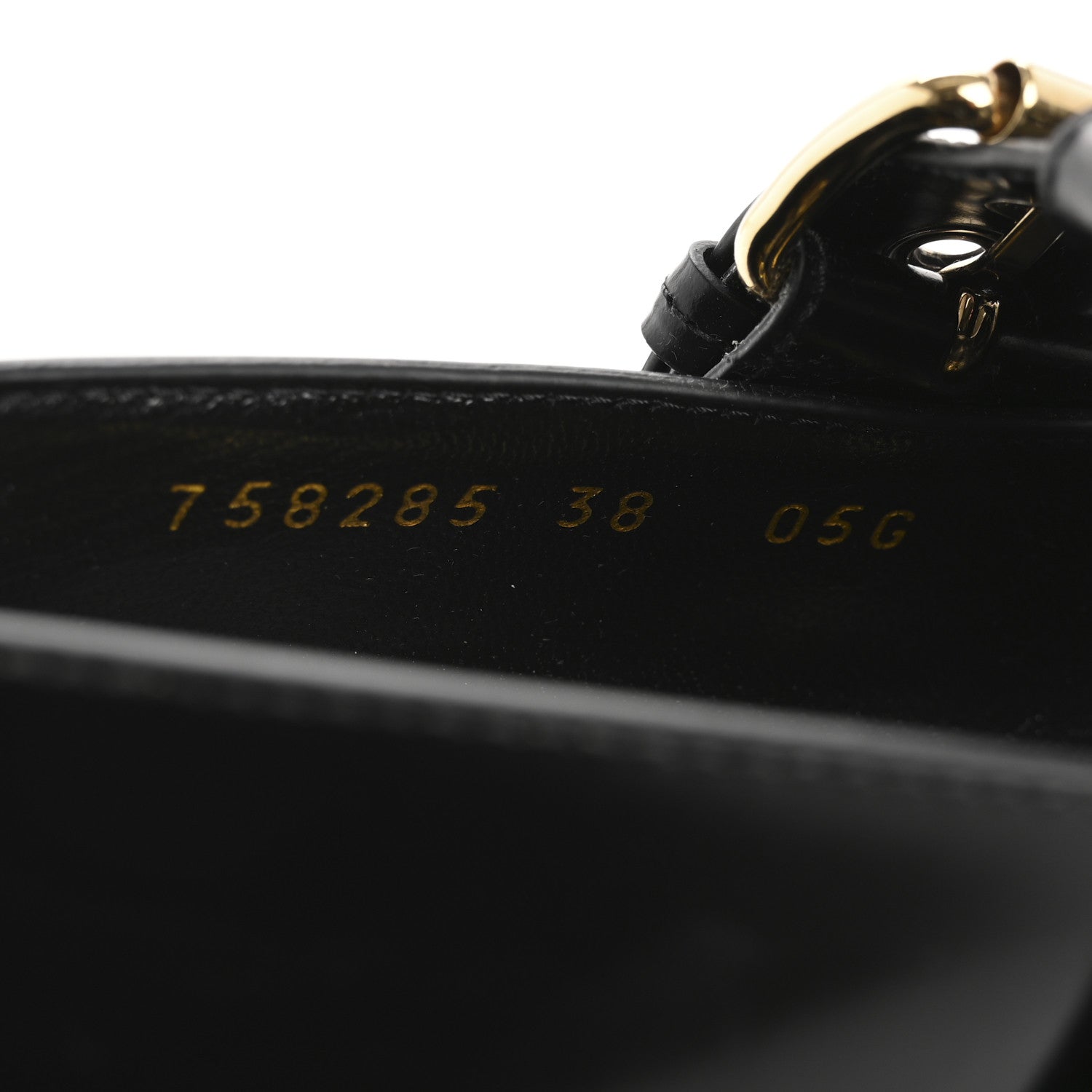 Gucci Calfskin Womens Horsebit Platform Chunky Lug Sole Mary Jane 40mm Loafers 38 Black 9 of 10