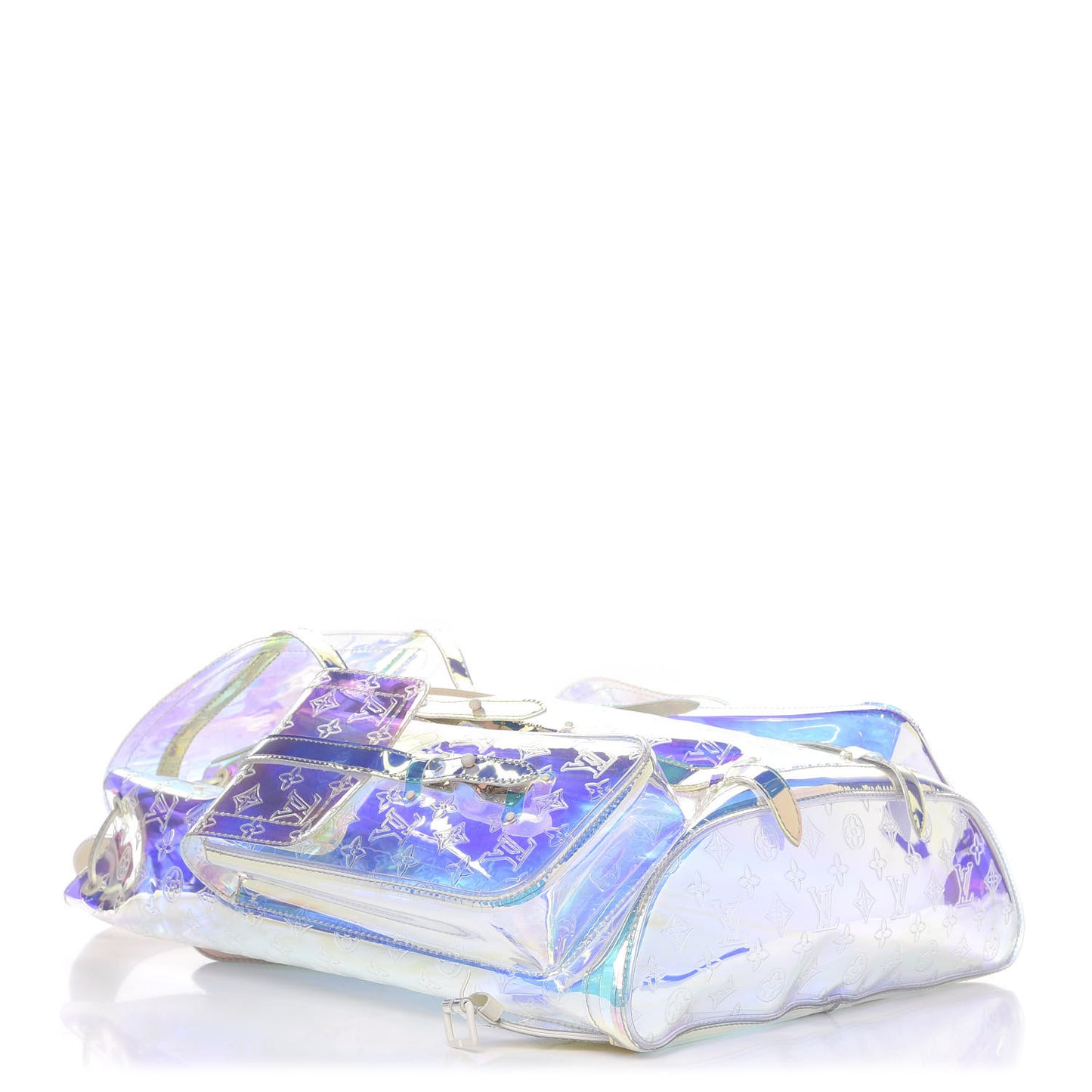 PVC Monogram Christopher Backpack GM Iridescent Prism