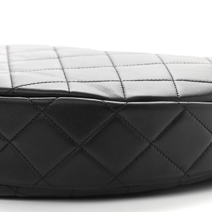 Chanel Lambskin Resin Elegant Maxi Hobo Black 10 of 11