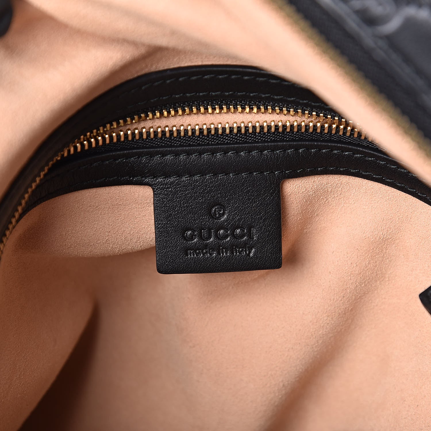 Gucci Guccissima Signature Large Linea A Hobo Black 6 of 10