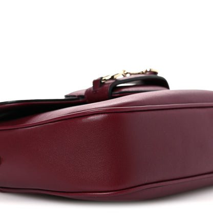 Gucci Arabella Calfskin Horsebit 1955 Shoulder Bag Rosso Ancora 10 of 13