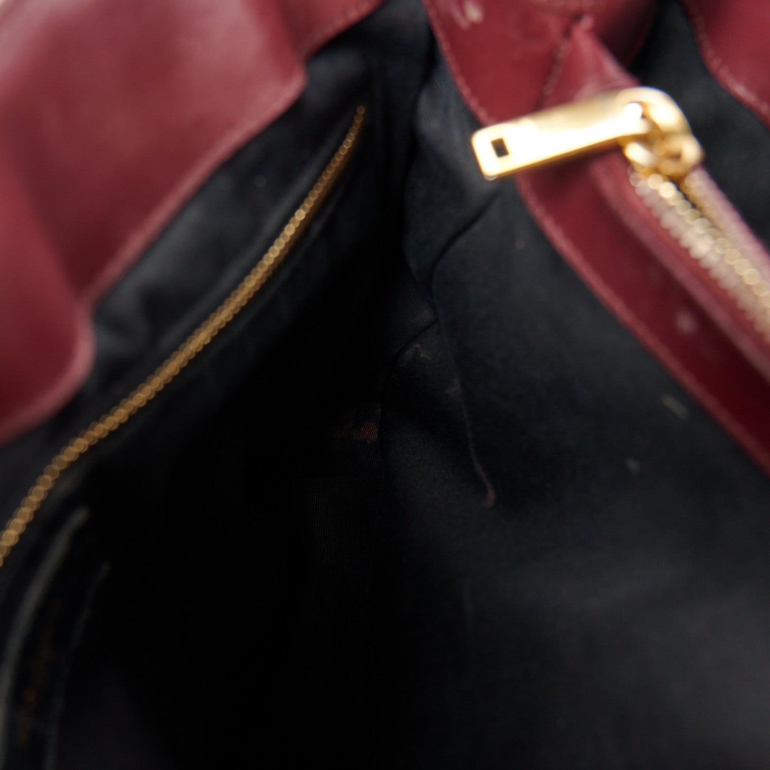 Saint Laurent Calfskin Y Quilted Monogram Medium Loulou Chain Satchel Rouge Legion 12 of 13