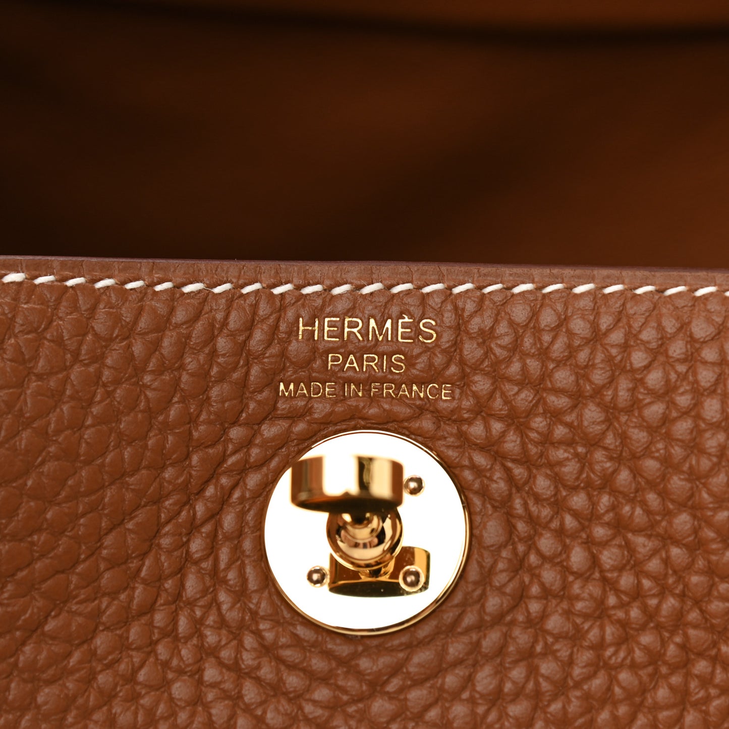 Taurillon Clemence Mini Lindy 20 Gold
