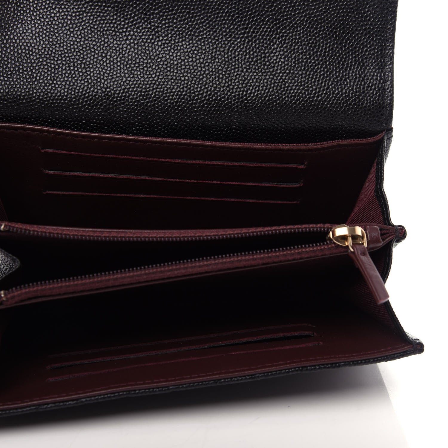 Chanel Caviar Quilted Medium Flap Wallet Black 5 of 9
