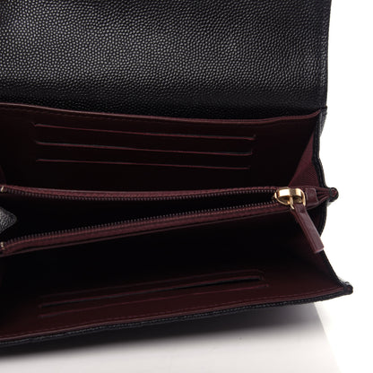 Chanel Caviar Quilted Medium Flap Wallet Black 5 of 9