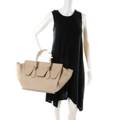 Celine Crisped Calfskin Small Tie Knot Tote Light Taupe 2 of 8