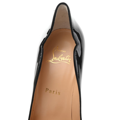 Christian Louboutin Patent Hot Chick 100 Pumps 37 Black 7 of 7