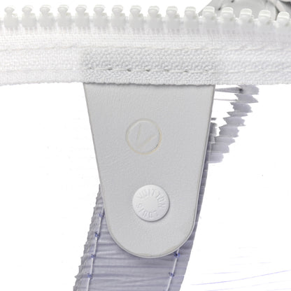 Louis Vuitton PVC Epi Embossed Wavy Keepall Bandouliere 50 White 8 of 9