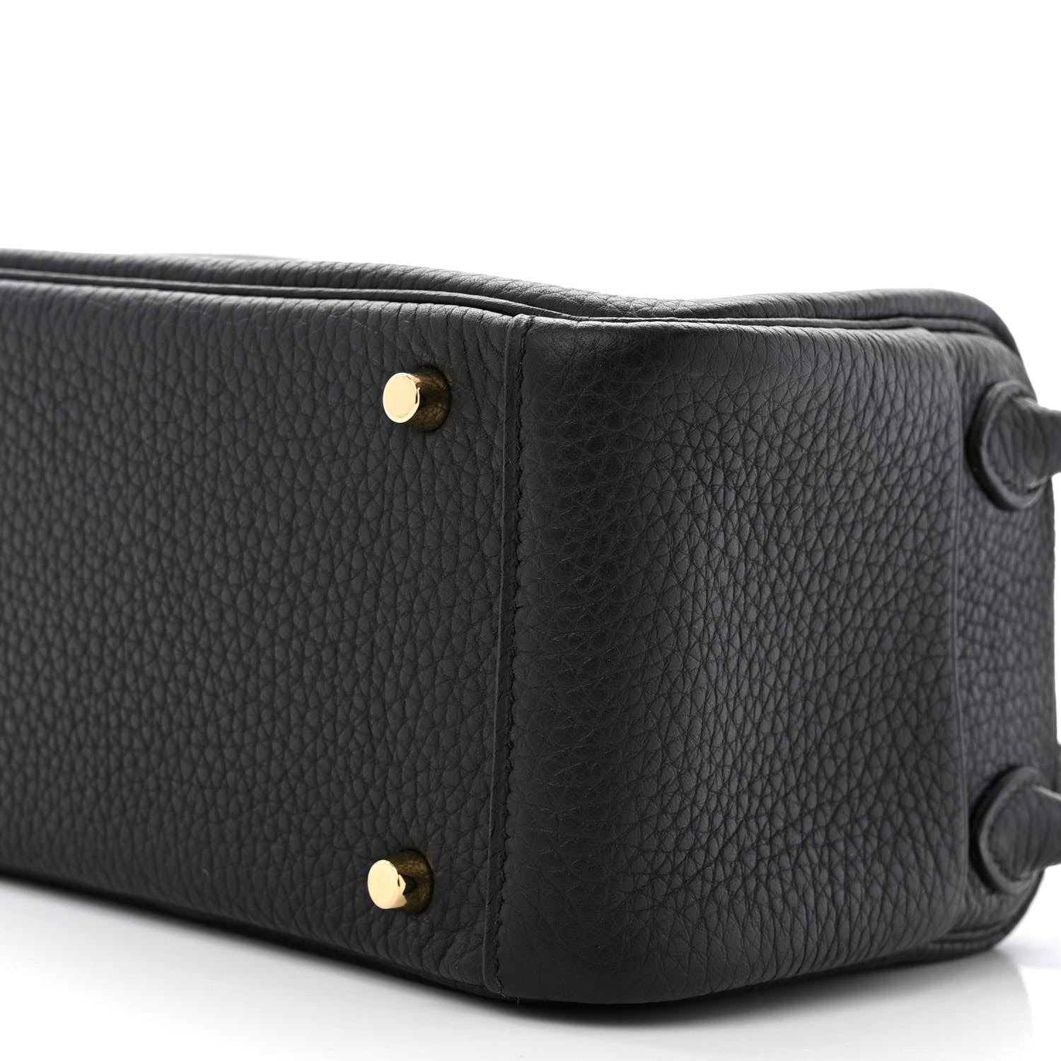 Hermes Taurillon Clemence Mini Lindy 20 Black 11 of 12