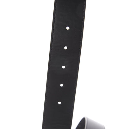 Louis Vuitton Monogram Eclipse Taigarama 40mm LV Initiales Reversible Belt 85 34 Black 3 of 5