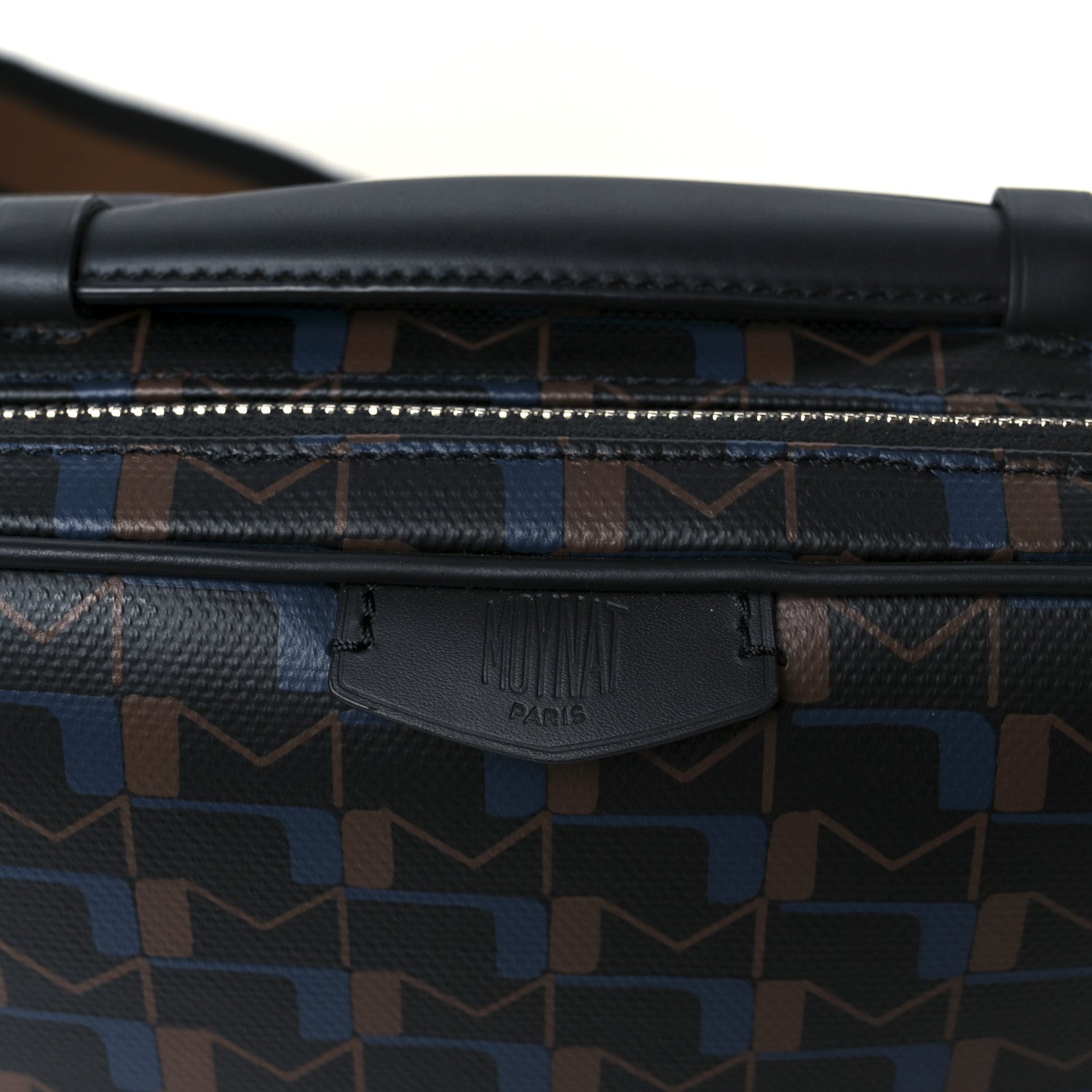 Moynat Toile 1920 Maxi Camera Bag Black Blue 8 of 11