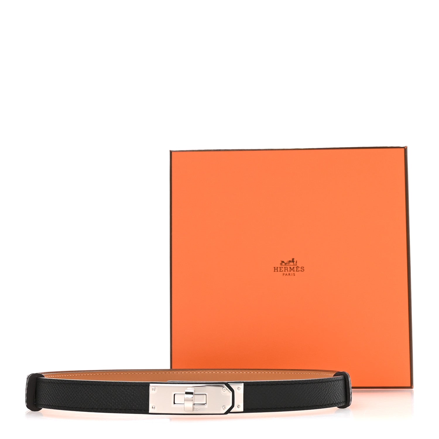 Hermes Epsom Kelly Belt Black 5 of 5