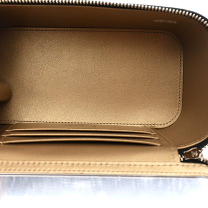 Chanel Lambskin Quilted Pearl Crush Small Vanity Case With Chain Black 5 of 11