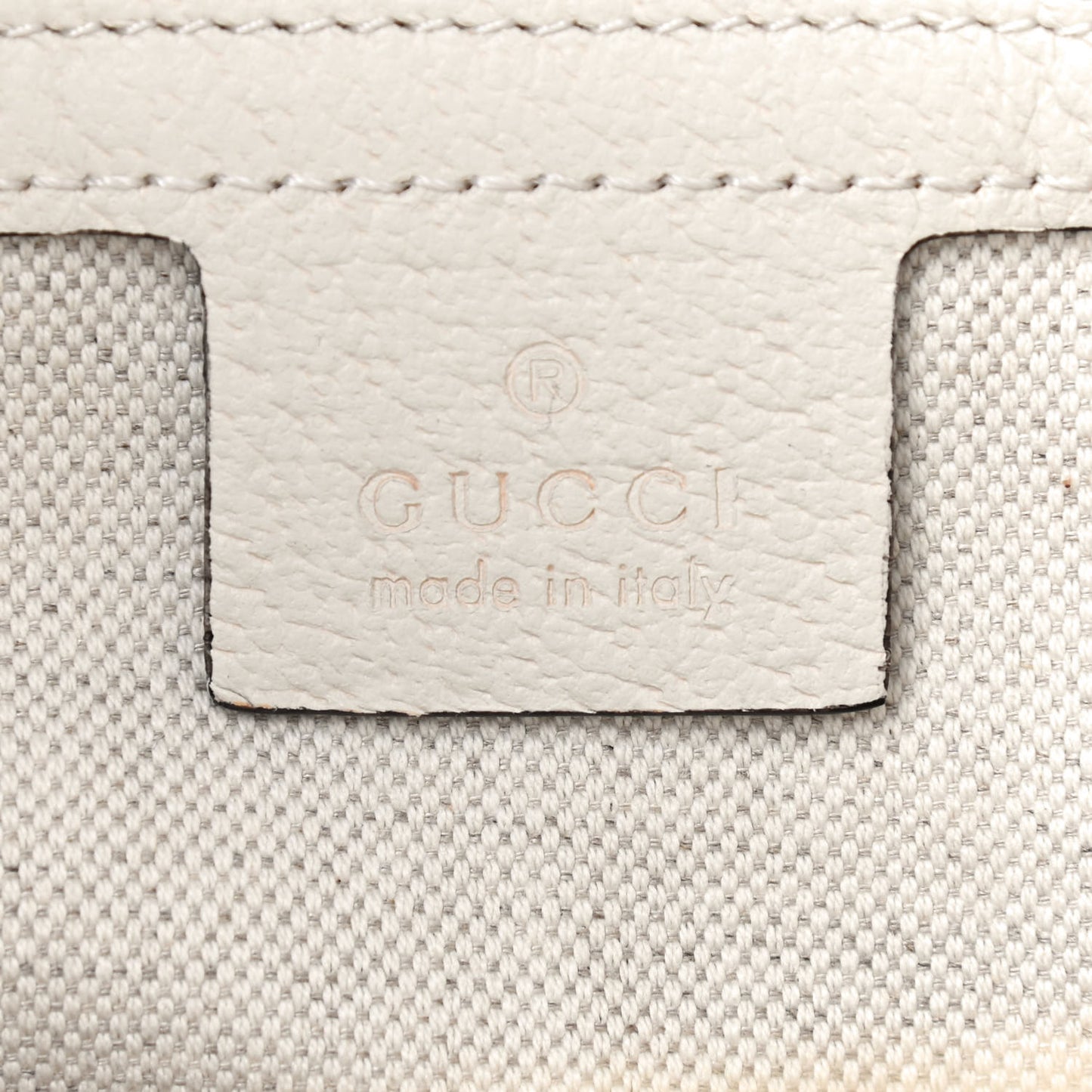 GG Supreme Monogram Flora Web Small Ophidia Half Moon Hobo White
