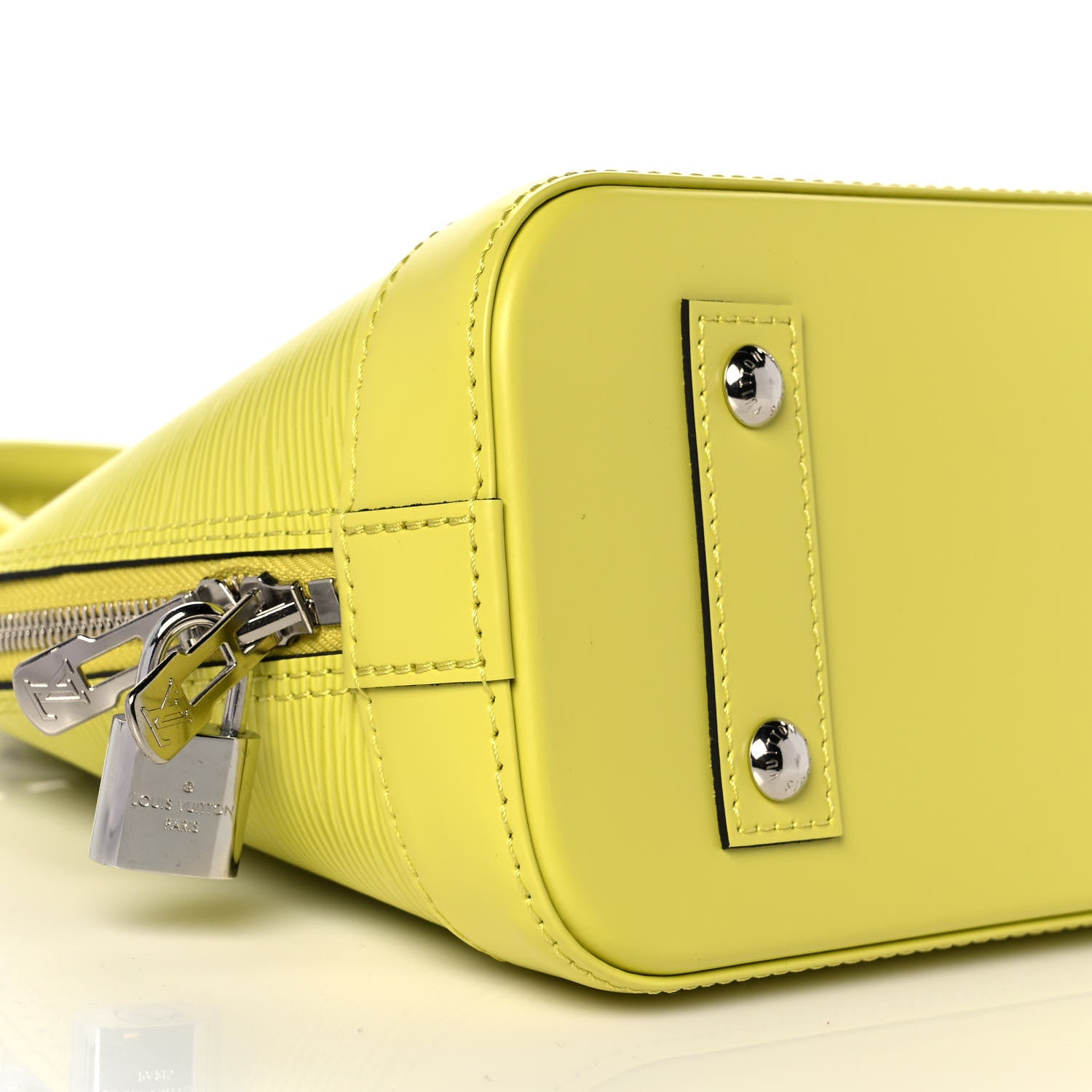 Louis Vuitton Epi Jacquard Alma BB Yellow Citron 7 of 8