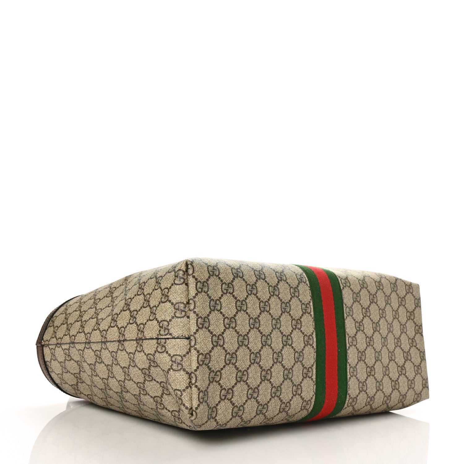 Gucci GG Supreme Monogram Medium Ophidia Shopping Tote Brown 4 of 8