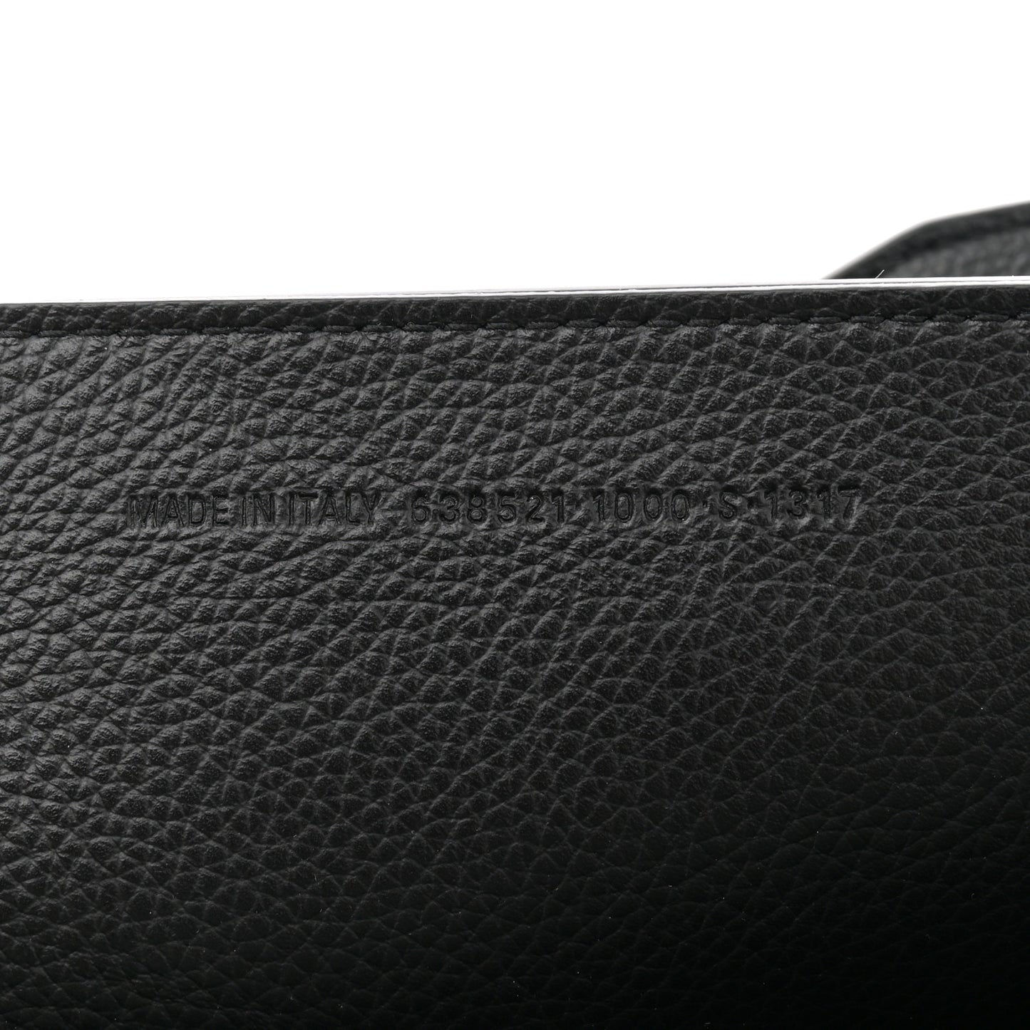 Grained Calfskin Neo Classic Gold Hardware S City Black