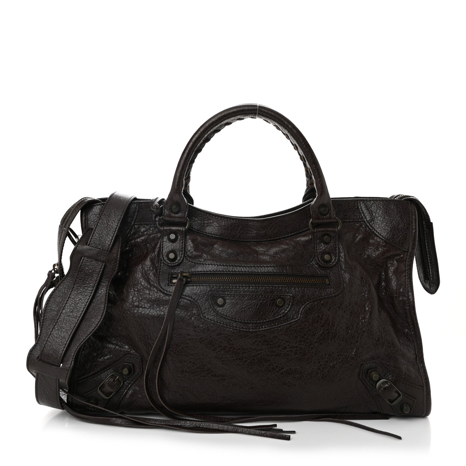 Balenciaga Agneau Classic Hardware City Charbon 1 of 11