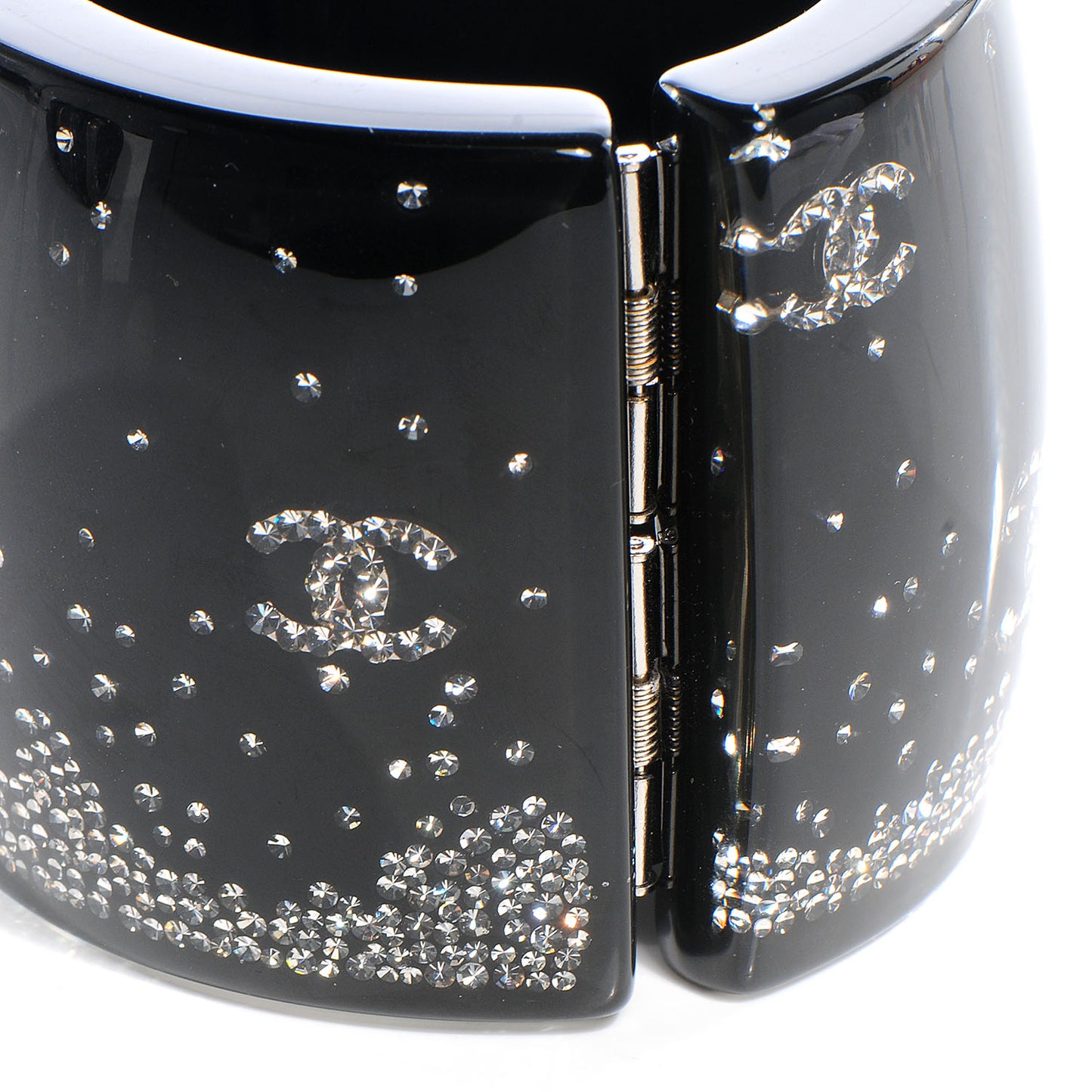 Resin Crystal CC Cuff Black