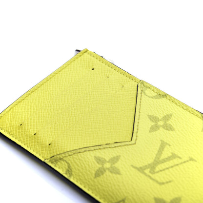 Louis Vuitton Monogram Taiga Coin Card Holder Yellow 10 of 11