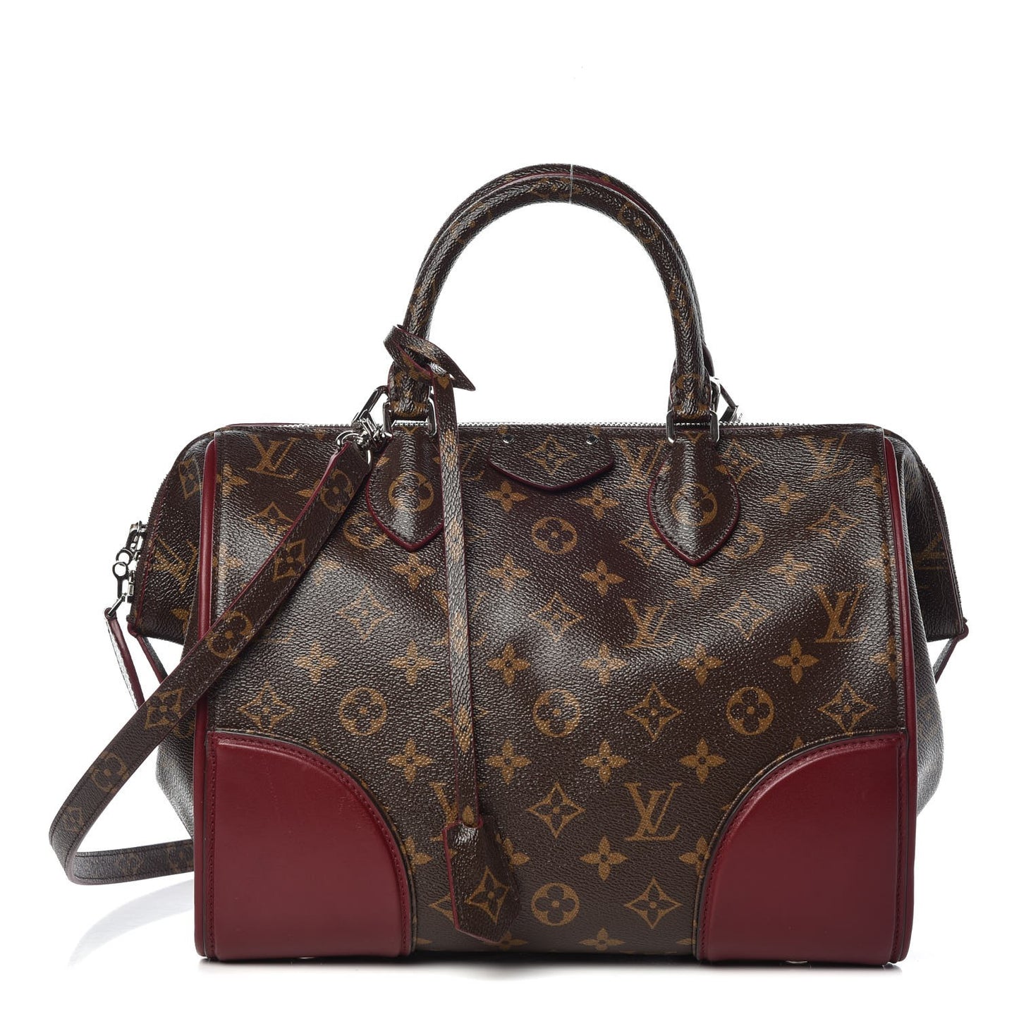 Monogram Shine Doc PM Bordeaux