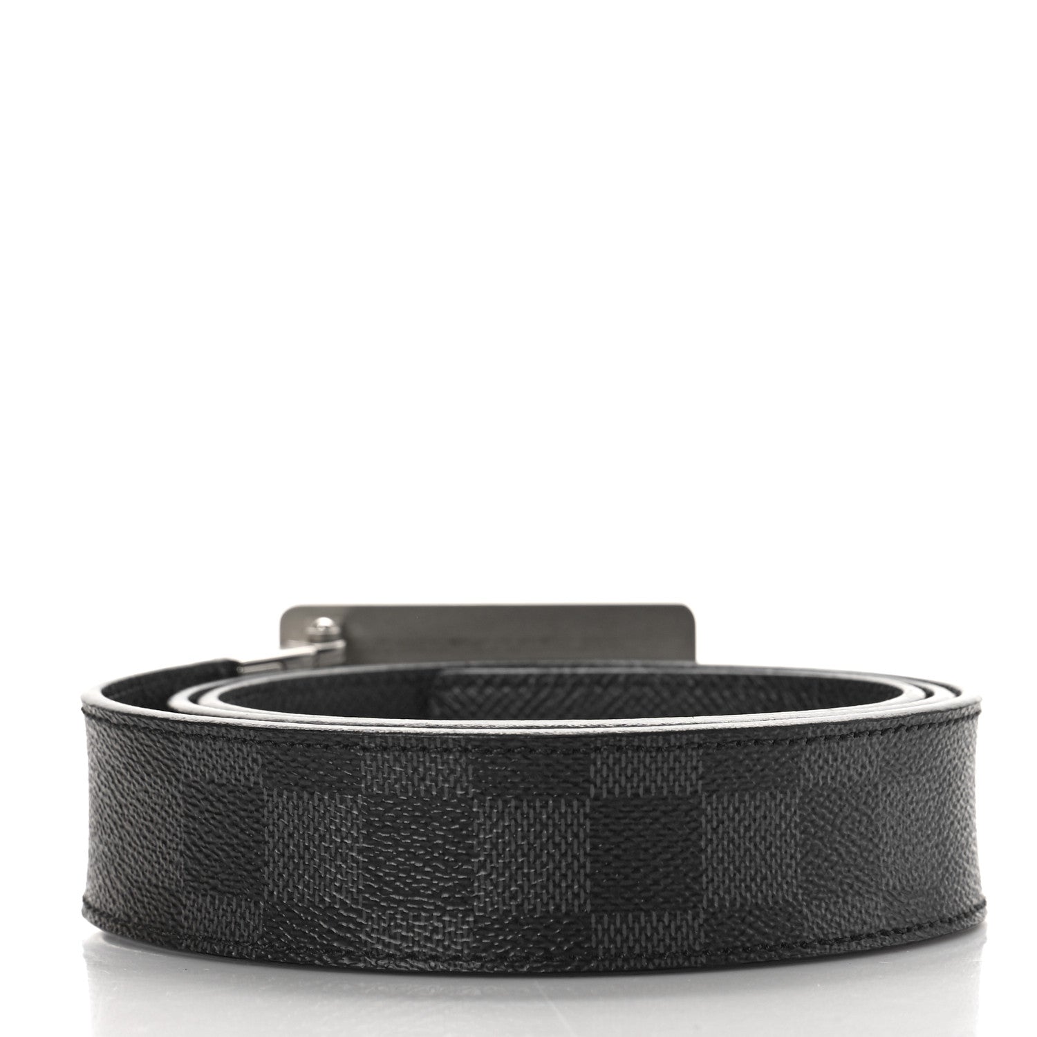 Louis Vuitton Damier Graphite 35mm LV Inventeur Reversible Belt 100 40 2 of 6