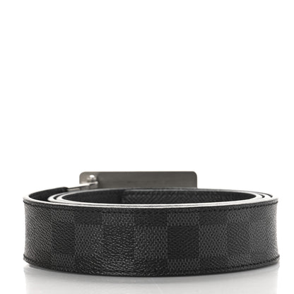 Louis Vuitton Damier Graphite 35mm LV Inventeur Reversible Belt 100 40 2 of 6