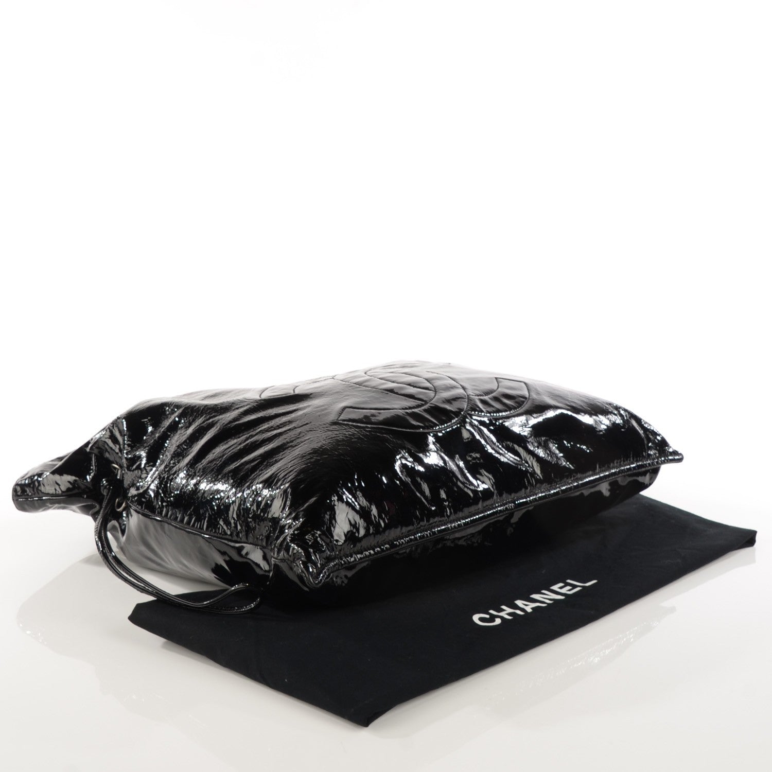Chanel Patent Bonbons Shopper Tote Black 4 of 8