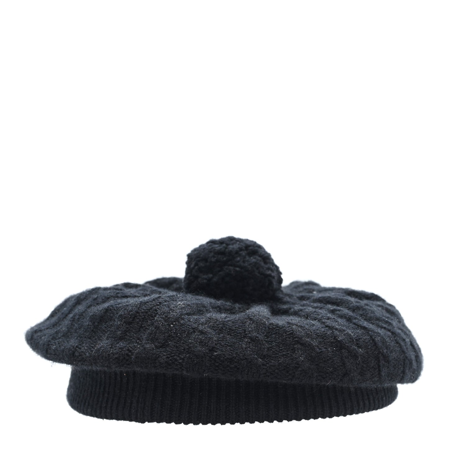 Cashmere CC Beret Black