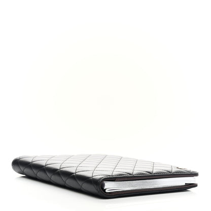 Chanel Lambskin Quilted Large Agenda Cover Black 4 of 7